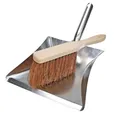 Produktbild: Kokos Kehrgarnitur mit Holzbesen und Metallschaufel Besen Schaufel Naturborsten