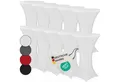 Produktbild: NYVI Stehtischhusse Stehtischhussen NYVIGala 60cm Weiß 10er Set Stretchhussen, Elastische Premium Hussen für 110-120cm hohe Stehtische & Bistrotische
