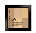 Produktbild: Manhattan Wake Up Radiance Finishing Powder, in der Farbe 002 Honey, Für einen natürlichen Glow auf der Haut, In 2 Farben erhältlich