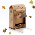 Produktbild: Die Stadtgärtner Futterhaus Freiluftbuffet - Wetterfeste Futterstation aus Naturkarton inkl Futter, Kommt inkl. 200g Futter