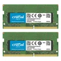 Produktbild: Crucial 64GB Kit (2x 32GB) DDR4-3200 CL22 SO-DIMM Arbeitsspeicher