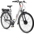 Produktbild: Telefunken City E-Bike | Elektrofahrrad 28 Zoll | 7-Gang Nabenschaltung | Frontmotor 250 W | 468 Wh Akku | EBike Pedelec - Weiß