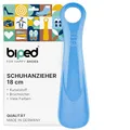 Produktbild: biped Schuhanzieher aus Kunststoff 18 cm – Mini Schuhlöffel, perfekt für unterwegs – Ergonomisch geformter Reiseschuhlöffel – Ideal für Kinder & Erwachsene z2798(hellblau)