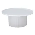 Produktbild: Grafelstein Dekoplateau mittel - Kerzenteller, Dekoteller, Ø 20,5cm - Elegantes Design, Ideal für Kerzen & Deko, Vielseitig verwendbar, Metall, weiß
