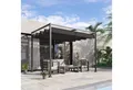 Produktbild: Outsunny Pergola mit Schiebedach, (Pavillon, 1-tlg., Terrassenüberdachung), für Garten, Balkon, Schwarz