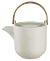 Produktbild: ASA SELECTION Teekanne COPPA SENCHA, Creme, Porzellan, mit Holzgriff, 1,00 l, mit Edelstahlfitler