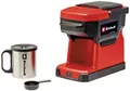 Produktbild: Einhell TE-CF 18 Li-Solo Power X-Change Kaffeemaschine Rot Fassungsvermögen Tassen=1 mit Filterkaffee-Funktion