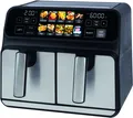 Produktbild: Heißluftfritteuse Doppelkammer 8L 2200W Touch Schwarz Edelstahl