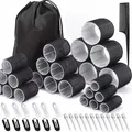 Produktbild: 50 Piece Curler Set, 24 Pieces 4 Sizes (60/48/36/25 mm) with 24 Stainless Steel
