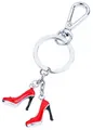 Produktbild: Schlüsselanhänger PUMPS Karabiner mit zwei Highheels Metall glänzend von TROIKA