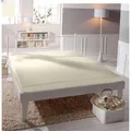 Produktbild: REDBEST Jersey-Stretch Spannbettlaken San Francisco 100% Baumwolle, Natur Größe 90x190 cm - 100x200 cm - weiche Qualität, bügelfrei, Rundumgummi, bis 20 cm Höhe
