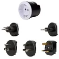 Produktbild: Kopp Reiseadapter Universal – Weltweiter Stromadapter für über 150 Länder – Kompatibel mit USA, UK, CH, AUS, CN – Internationaler Steckdosenadapter für Reisen (Alle)