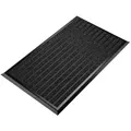 Produktbild: WEST & EAST Fußmatte Aluminum Fußabtreter außen, Schmutzfangmatte Außenbereich, Rechteckig, Höhe: 10 mm, Fußabtreter Schwarz 55x90 cm, Wetterfeste Eingangsmatte schwarz 55 cm x 90 cm x 10 mm