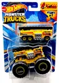 Produktbild: Mattel Hot Wheels doppel Pack Auto + Monster Trucks HWN39    5 Alarm