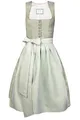 Produktbild: Edelnice Trachtenmode Midi Dirndl Ina hellgrün monochrom Look mit Knopfleiste inkl. Dirndlschürze Gr. 32-54 (DE/NL/SE/PL, Numerisch, 42, Regular, Regular, Salbei)