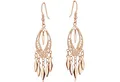 Produktbild: Materia Paar Ohrhänger Damen Ohrringe Orientalisch SO-222 Rose, 925 Sterling Silber, vergoldet