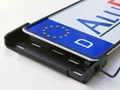 Produktbild: AluFixx Car schwarzmatt eloxiert Nummernschildhalter Kennzeichenhalter