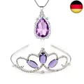 Produktbild: Prinzessin Kostüm Sofia Tiara und Magic Amulett Wassertropfen Anhänger H