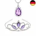 Produktbild: Prinzessin Kostüm Sofia Tiara und Magic Amulett Wassertropfen Anhänger H