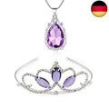 Produktbild: Prinzessin Kostüm Sofia Tiara und Magic Amulett Wassertropfen Anhänger H