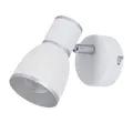 Produktbild: Candellux FIDO 91-63366 Wandleuchte, E14, 40W, weiß/chrom, dimmbar, IP20