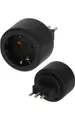 Produktbild: brennenstuhl Reisestecker max.Belastung 10A/250V schwarz m.Kinderschutz