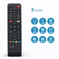 Produktbild: Universal 8-in-1 Fernbedienung für TV DVD SAT HiFi AUX - Ersatz Remote