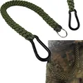 Produktbild: BWuM Bundeswehr Schlüsselband geflochten mit Karabiner