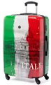 Produktbild: BERTOO Italy XXL Hartschalenkoffer, 99 l, ABS+PC, leichtes Reisegepäck mit 4 abnehmbaren 360°-Rollen, Zahlenschloss, 75 cm
