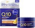 Produktbild: NIVEA Q10 Anti-Falten Nachtcreme, regenerative Gesichtspflege für alle Hauttypen, straffende Nachtpflege mit Q10, Glycostop & Vitamin C, ENERGY Vitamin C Nachtpflege (50 ml)