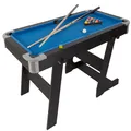 Produktbild: ColorBaby 85437 Klappbarer Multi-Spieltisch, Billard und Tischtennis, 120 x 61 x 73 cm, aus Holz, inklusive 2 Queues, 16 Kugeln, 1 Kreide, 1 Bürste, 1 Dreieck, 2 Schaufeln, 1 Netz und 3 Bälle, ab 6