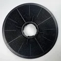 Produktbild: PKM CO 6 Kohlefilter, Filter für Dunstabzugshaube, Schwarz, Karbon, UBH5000X, 168 mm, 24 mm - Schwarz