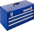 Produktbild: AREBOS® Werkzeugbox Blau | Koffer mit 3 Schubladen, Fächern & Griff