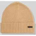 Produktbild: BOSS Mütze aus reiner Schurwolle in Beige, Größe 1