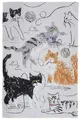 Produktbild: ULSTER WEAVERS 100% Baumwolle Geschirrtuch Küchentuch ca.48x74 cm Katzenfreunde