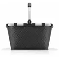 Produktbild: Reisenthel Accessoires GmbH & Co. KG reisenthel carrybag, Einkaufskorb, Korb, Picknickkorb, Tragetasche, Polyestergewebe, Rhombus Black, 22 L, BK7059