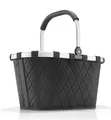 Produktbild: reisenthel Einkaufskorb Korb carrybag schwarz rhombus black BK7059