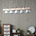 Produktbild: Pendel Lampe Leuchte Pendelleuchte Brilliant E27 Holz 82175/05 Hängelampe