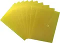 Produktbild: EXXO by HFP 90453 Dokumententasche mit Klettverschluss A5 quer, 10 Stück, Ausführung: PP-Kunststoff, 250 x 180 mm, transparent gelb