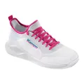 Produktbild: Kempa Mädchen Kourtfly Jr Handball-Schuhe, Weiß Cyan Purple, 34 EU