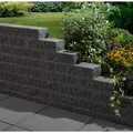 Produktbild: Kann Mauerstein Montania Graphit 40 cm x 15 cm x 10 cm