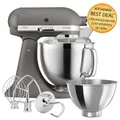 Produktbild: KitchenAid Artisan Küchenmaschine 4,8L 5KSM185 Imperial Grey Zubehöraktion