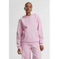 Produktbild: URBAN CLASSICS Hoodie Ladies Fluffy Hoody rosa XXL (46/48)