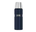 Produktbild: Thermos Stainless King Thermosflasche blau 0,47l - Edelstahl, absolut dicht, mit Trinkbecher, 12h heiß & 24h kalt, kompakt & robust für Reisen und Camping, BPA-frei