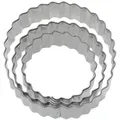 Produktbild: WESTMARK 3 Terrassen-Ausstecher Ring gewellt 4 cm, 5 cm, 6 cm aus Edelstahl