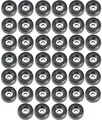 Produktbild: Adam Hall Hardware 4900 M40 AH - 40er Set Gummifuß 25 x 11 mm schwarz im Beutel