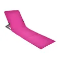 Produktbild: Spetebo Strandmatte klappbar mit Verstellbarer Rückenlehne - pink - Liegematte faltbar mit Tragegurt - Sonnenliege Gartenliege Sonnenmatte Liegematte für Garten Camping Picknick Reise Urlaub