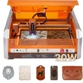Produktbild: Vevor Lasergravierer, 20 W, Lasergravur- & Schneidemaschine Mit Gehäusekamera, Laserschneider, 400x400 Mm Arbeitsbereich, 30000 Mm/min, Für Holz, Leder, Glas, Papier, Bestimmte Metalle, Klasse 1