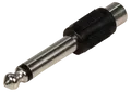 Produktbild: Audio-Adapter HOLLYWOOD Cinch-Buchse auf Klinkenstecker 6,35mm Mono