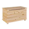 Produktbild: Spielzeugtruhe – Spielzeugkiste – Sitztruhe – Aufbewahrungstruhe – Container...